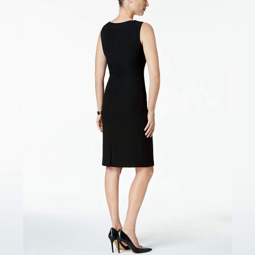 Kasper Classic Black Midi Dress - Picture 5 of 5